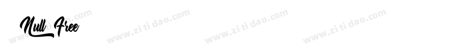 Null Free字体转换